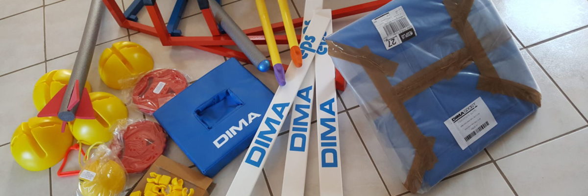 Le nouveau matériel du district d’athlétisme est arrivé.