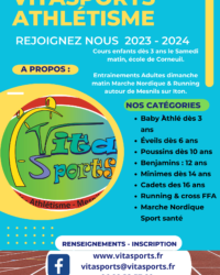 Saison 2023 – 2024 VitaSportS Athlétisme