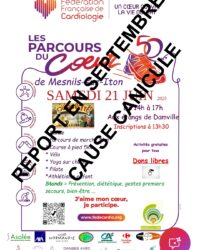 Parcours du cœur du 21 juin annulé et reporté au 20 septembre 2025